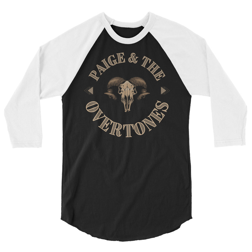 Sheep Skull 3/4 sleeve raglan shirt