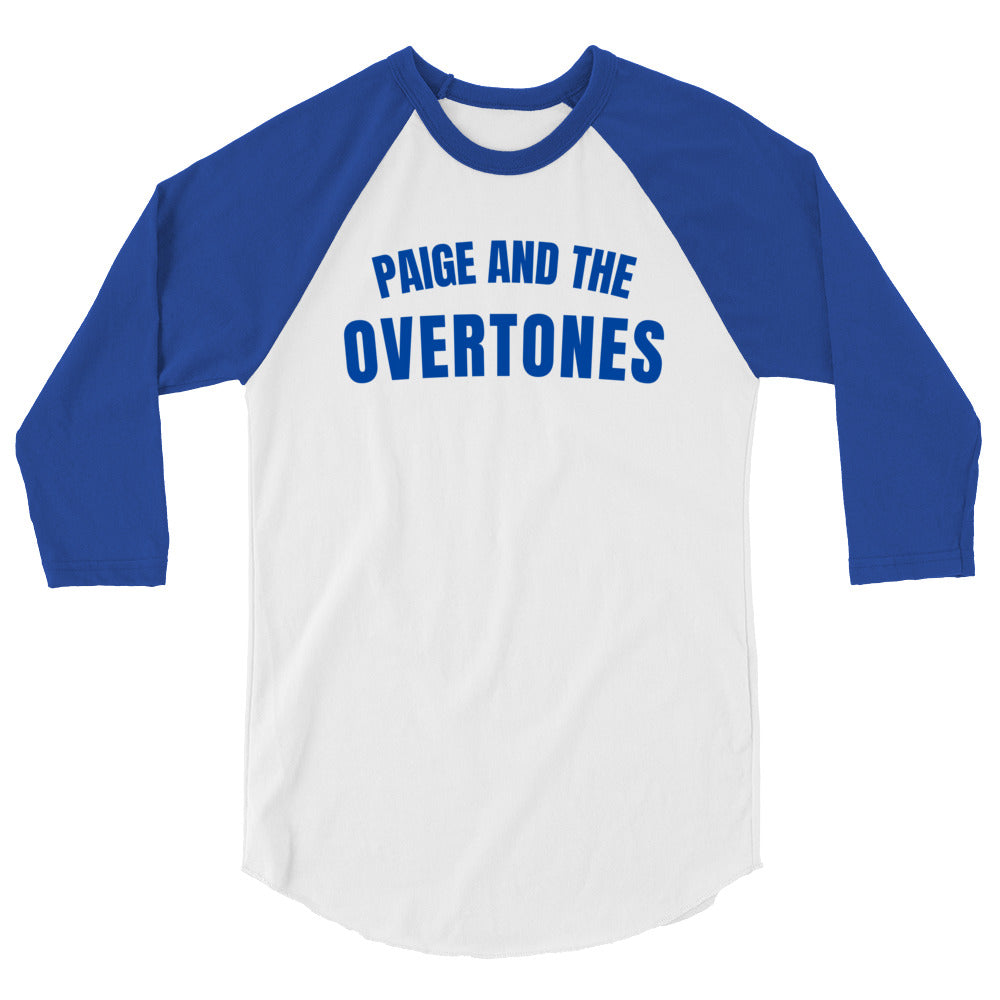 Overtones Blue 3/4 sleeve raglan shirt